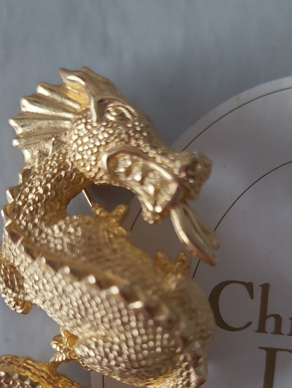 Dior Gold Dragon Brooch - Picture 4 of 6